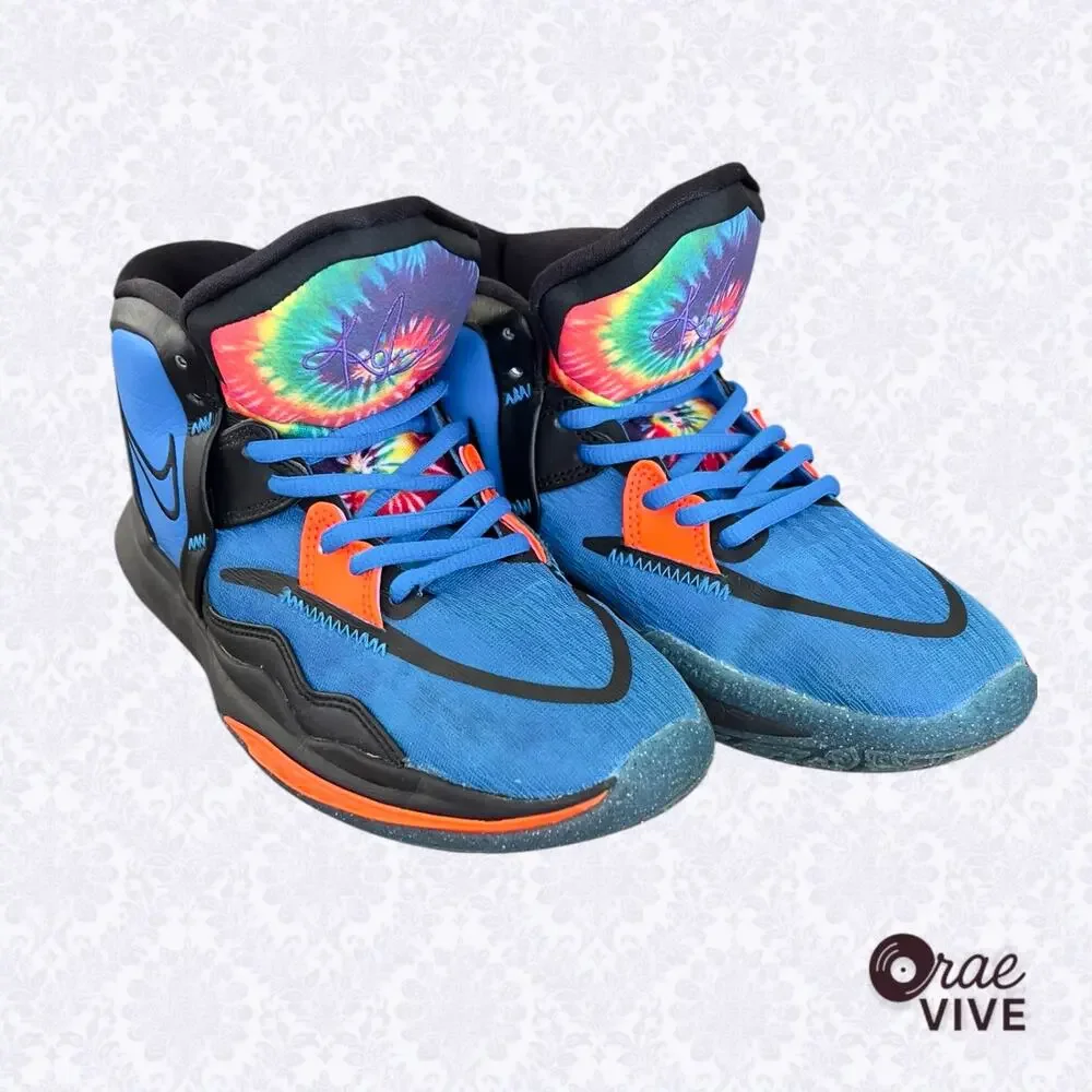Nike Kyrie Infinity SE Tie-Dye DM3894-410 Youth 5.5Y Blue Basketball Shoes
